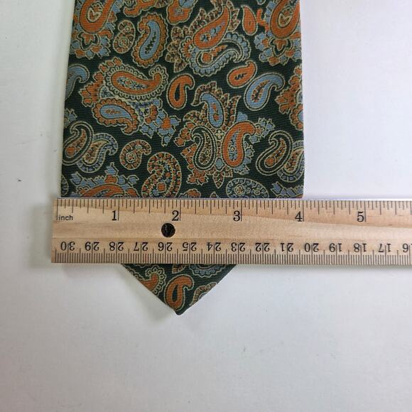 Vintage Reis Tie for Dayton’s Northbriar Shop Rust & Gray Abstract 4.25” Wide - Picture 9 of 9